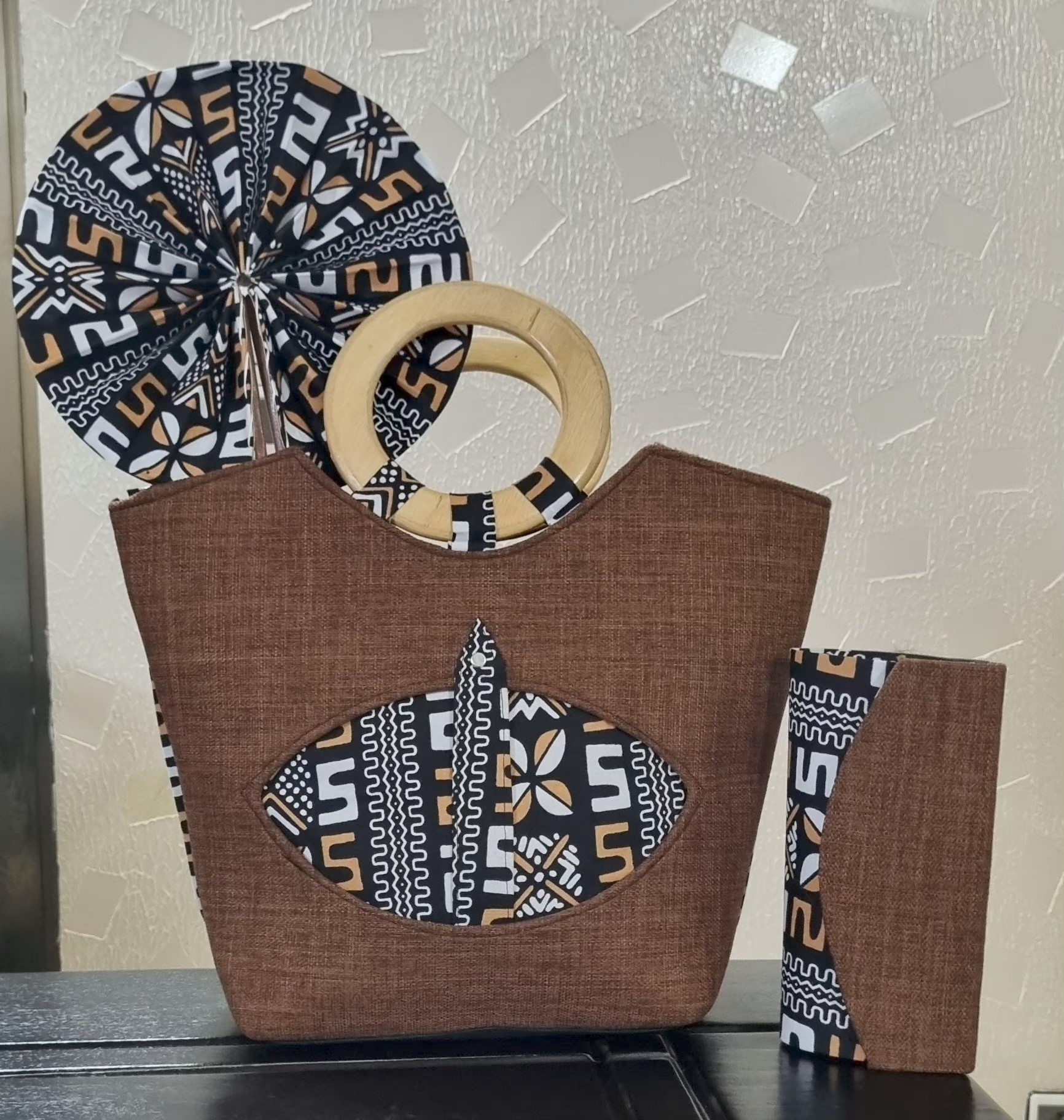 Sac éventail pochette - Image 3